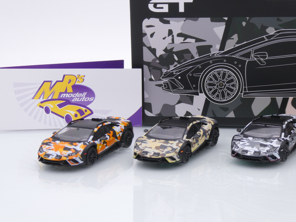 TSM MINI GT MGTS0026 # 4er Set Lamborghini Huracan Sterrato " All-Terrain " 1:64