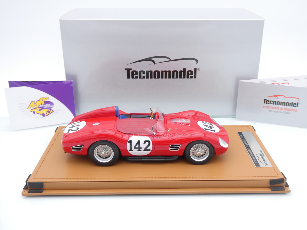 Tecnomodel TM18-362C # Ferrari Dino 196S #142 Targa Florio 1959 " Giorgio Scarlatti - Giulio Cablanca " 1:18