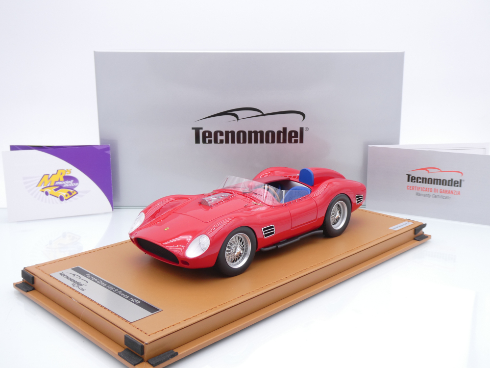 Tecnomodel TM18-362A # Ferrari Dino 196S Press Verison 1959 " Rosso Corsa " 1:18