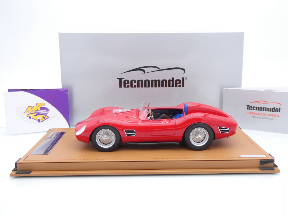 Tecnomodel TM18-362A # Ferrari Dino 196S Press Verison 1959 " Rosso Corsa " 1:18