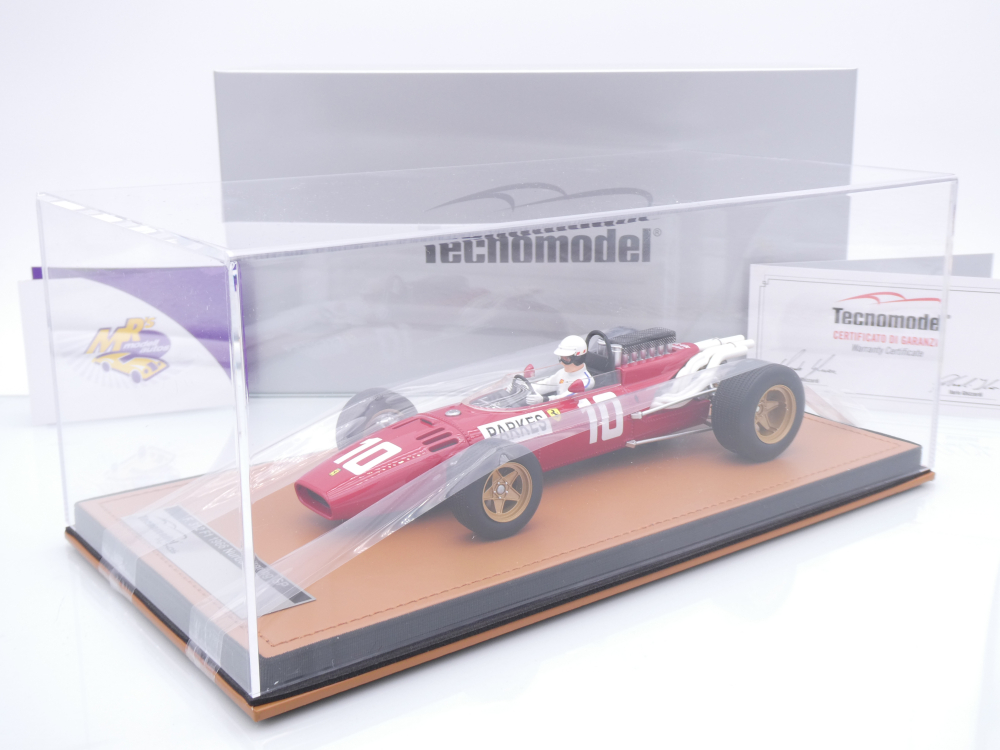 Tecnomodel TMD18-318D # Ferrari 312 F1 #10 Nürburgring GP 1966 " Mike Parkes " 1:18