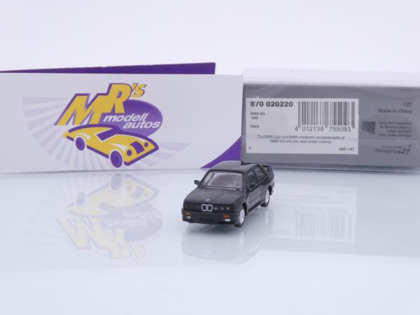 Minichamps 870020220 # BMW M3 E30 Baujahr 1986 " schwarz " 1:87