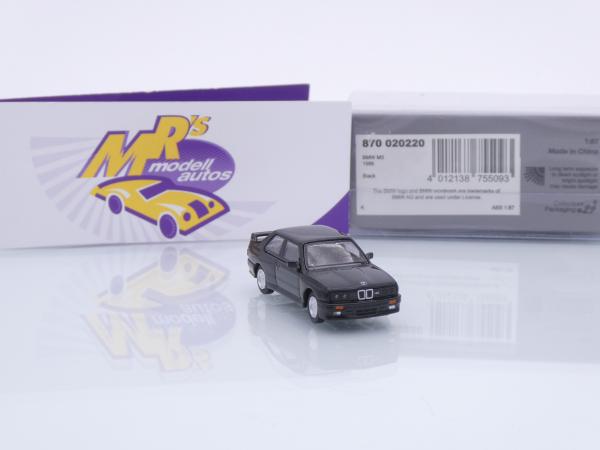 Minichamps 870020220 # BMW M3 E30 Baujahr 1986 " schwarz " 1:87