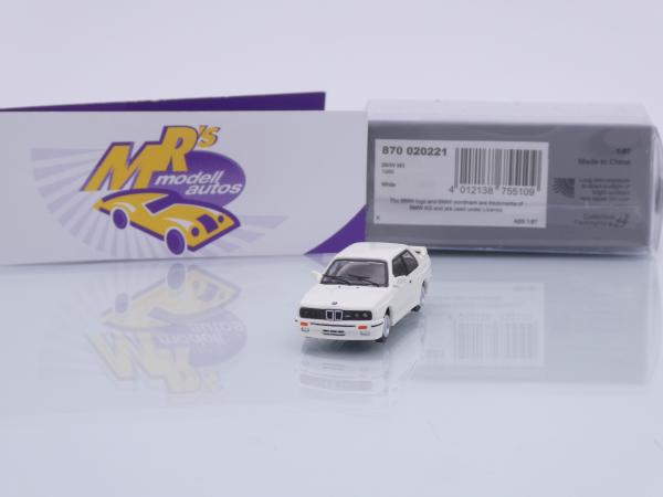Minichamps 870020221 # BMW M3 E30 Baujahr 1986 " weiß " 1:87
