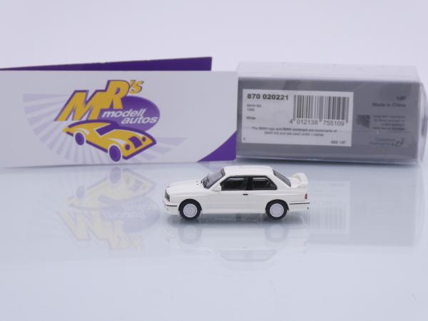 Minichamps 870020221 # BMW M3 E30 Baujahr 1986 " weiß " 1:87
