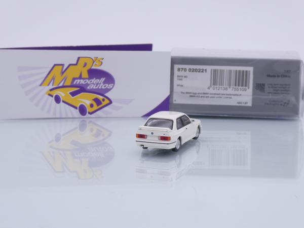 Minichamps 870020221 # BMW M3 E30 Baujahr 1986 " weiß " 1:87