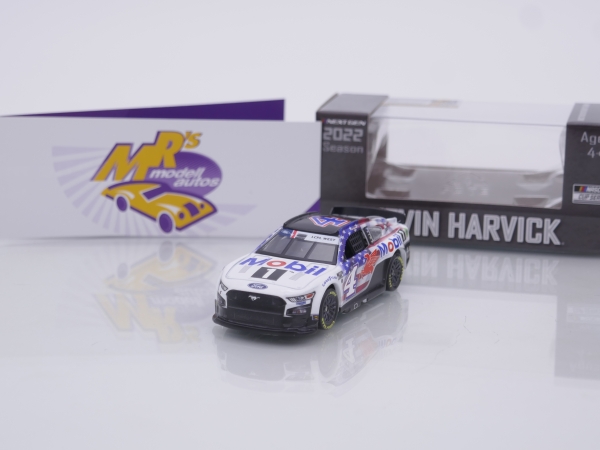 Lionel Racing CX42265SALKH # Ford Mustang NASCAR 2022 " Kevin Harvick - Mobil 1 Salutes / Patriotic " 1:64
