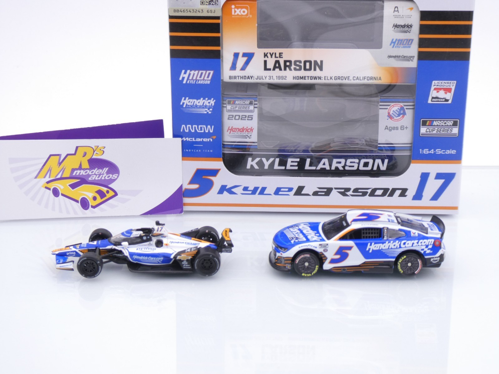 Lionel Racing CX52565HDDKL2GF # 2 Car Set Chevrolet Camaro NASCAR Indycar 2025 " Kyle Larson - HendrickCars.com Double HD1100 " 1:64