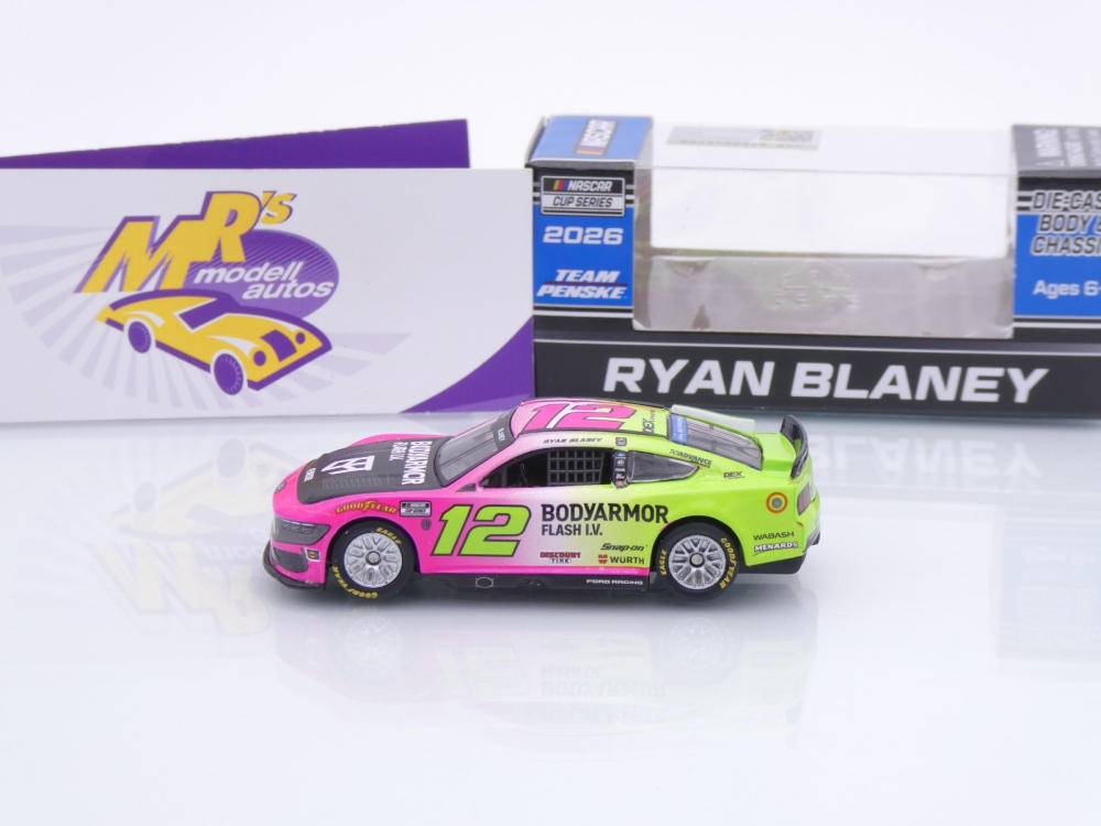 Lionel Racing C122661BASRB # Ford Mustang NASCAR 2026 " Ryan Blaney - BodyArmor Flash I.V. " 1:64