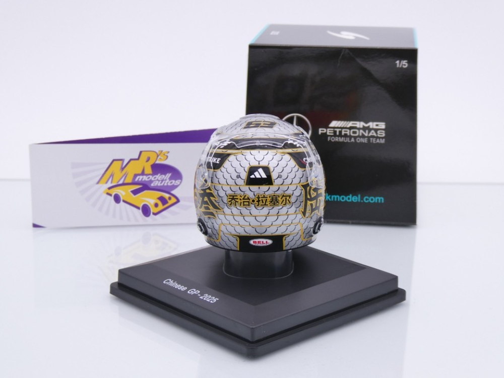 Spark 5HF199 # Helm Formel 1 Team Mercedes " George Russell  China GP 2025 " 1:5