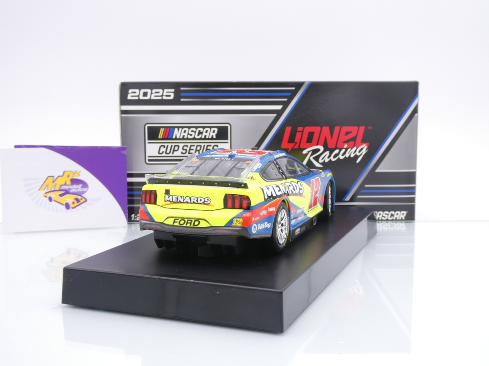 Lionel Racing C122523MNTRB # Ford Mustang NASCAR 2025 " Ryan Blaney - Menards Throwback " 1:24