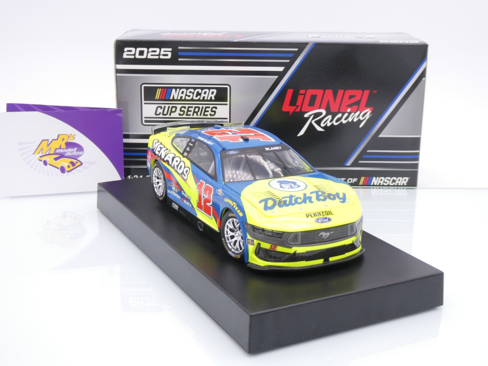 Lionel Racing C122523MNTRB # Ford Mustang NASCAR 2025 " Ryan Blaney - Menards Throwback " 1:24