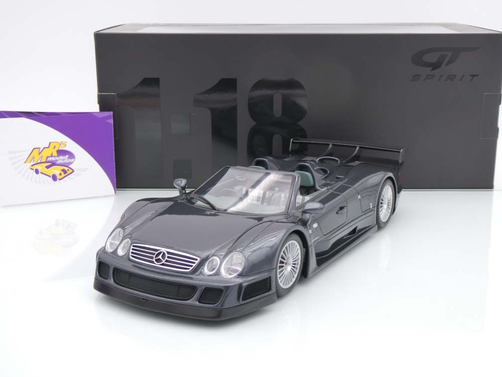 GT Spirit GT960 # Mercedes-Benz CLK GTR Roadster Baujahr 1999 " graumetallic " 1:18