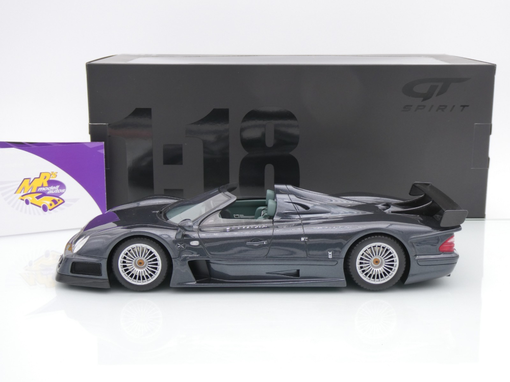 GT Spirit GT960 # Mercedes-Benz CLK GTR Roadster Baujahr 1999 " graumetallic " 1:18