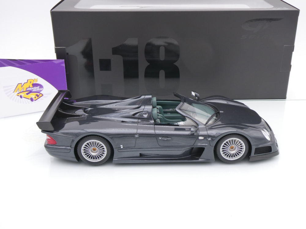 GT Spirit GT960 # Mercedes-Benz CLK GTR Roadster Baujahr 1999 " graumetallic " 1:18