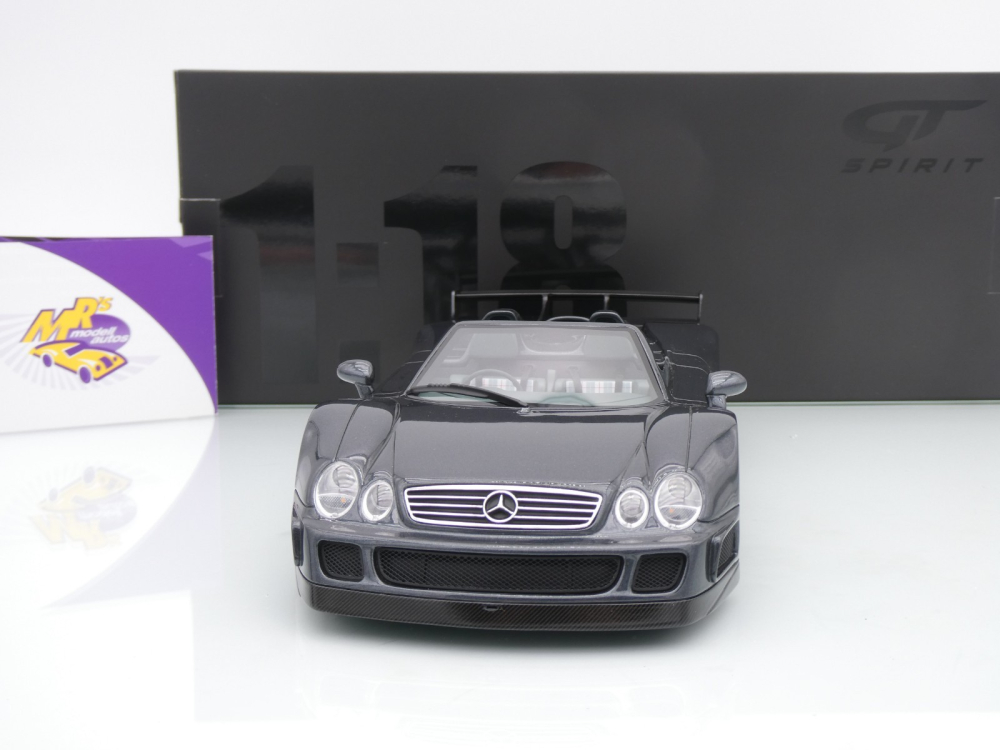 GT Spirit GT960 # Mercedes-Benz CLK GTR Roadster Baujahr 1999 " graumetallic " 1:18