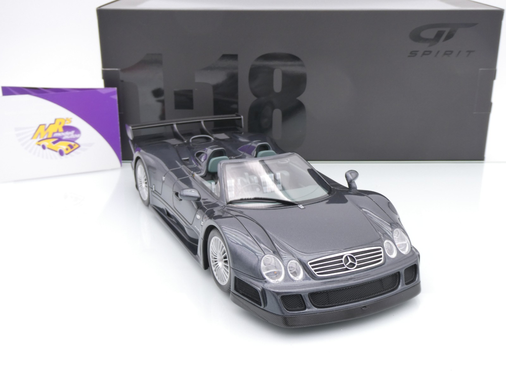 GT Spirit GT960 # Mercedes-Benz CLK GTR Roadster Baujahr 1999 " graumetallic " 1:18
