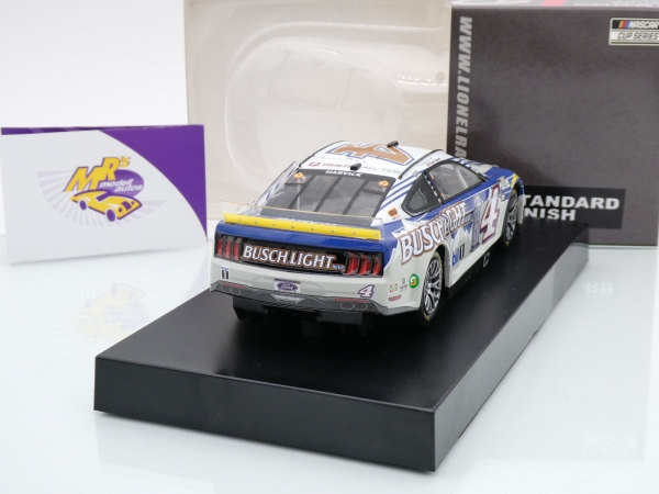Lionel Racing CX42223BLEKH # Ford Mustang NASCAR 2022 " Kevin Harvick - Busch Light Beer Retro " 1:24