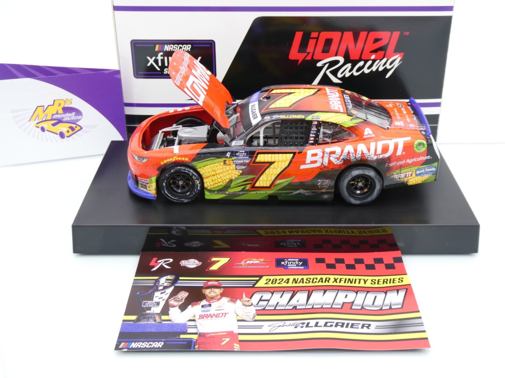Lionel Racing NX72423BRAAGRV # Chevrolet Camaro NASCAR Xfinity 2024 " Justin Allgaier - Brandt Phoenix " 1:24