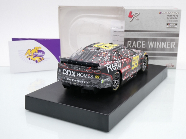 Lionel Racing W992223OREDZR # Chevrolet Camaro ZL1 NASCAR 2022 " Daniel Suarez - ONX Homes / Renu Sonoma Race Winner (1st Carrer Win) " 1:24