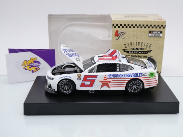 Lionel Racing CX52223HNDKL # Chevrolet Camaro ZL1 NASCAR 2022 " Kyle Larson - Hendrick Chevrolet (Hendrickcars.com) Throwback " 1:24