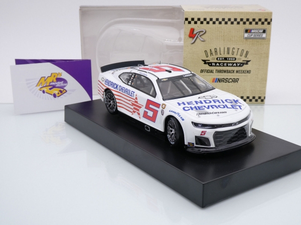 Lionel Racing CX52223HNDKL # Chevrolet Camaro ZL1 NASCAR 2022 " Kyle Larson - Hendrick Chevrolet (Hendrickcars.com) Throwback " 1:24