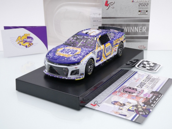 Lionel Racing WX92223NAPCL9 # Chevrolet Camaro ZL1 NASCAR 2022 " Chase Elliott - NAPA Auto Parts Nashville Race Winner " 1:24