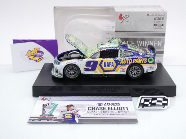Lionel Racing WX92223NAPCLD # Chevrolet Camaro ZL1 NASCAR 2022 " Chase Elliott - NAPA Auto Parts Atlanta Summer Race Winner " 1:24