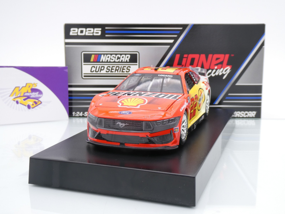 Lionel Racing C222523SHSJL # Ford Mustang NASCAR 2025 " Joey Logano - Shell / Pennzoil Special " 1:24