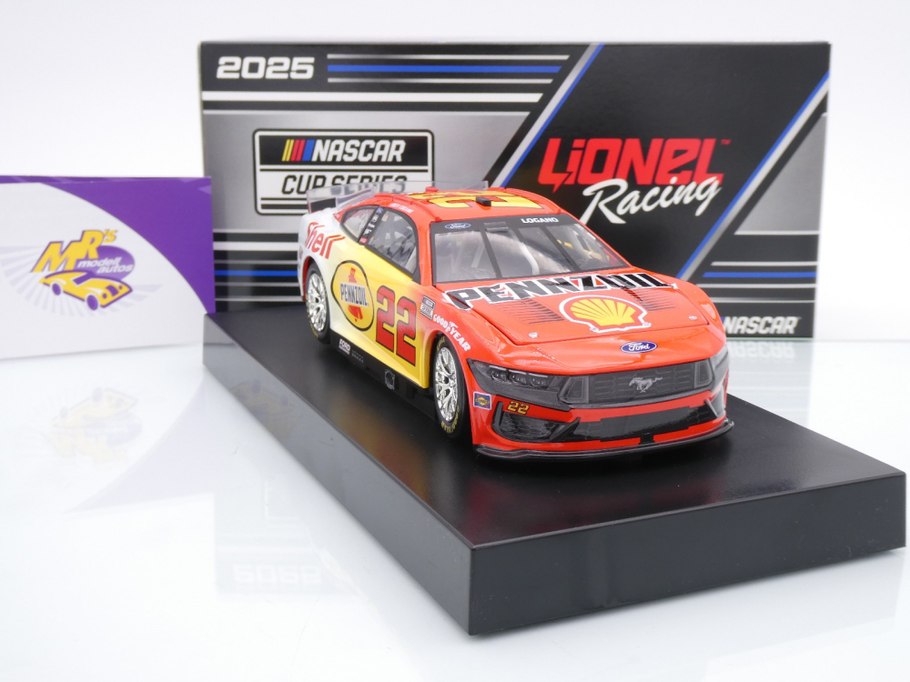Lionel Racing C222523SHSJL # Ford Mustang NASCAR 2025 " Joey Logano - Shell / Pennzoil Special " 1:24