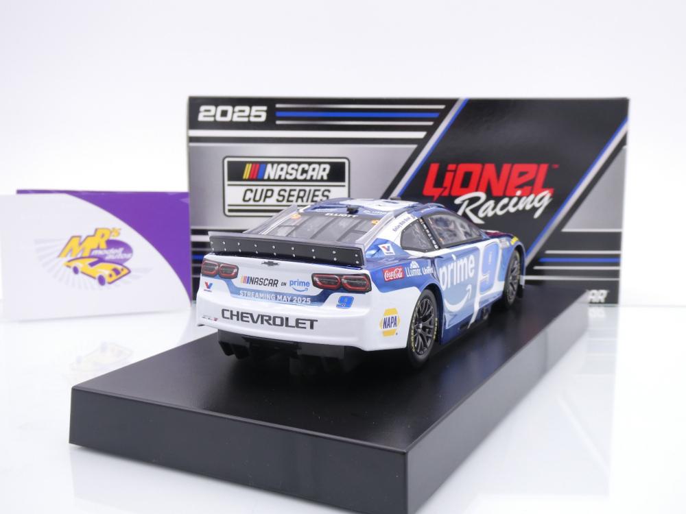 Lionel Racing CX92523AMZCLCL # Chevrolet Camaro NASCAR 2025 " Chase Elliott - Amazon Prime " 1:24 Color Chrome