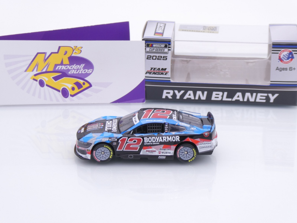 Lionel Racing C122565BARRB # Ford Mustang NASCAR 2025 " Ryan Blaney - BodyArmor Chill Salutes " 1:64