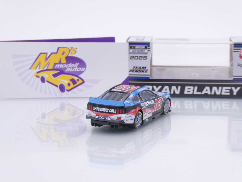 Lionel Racing C122565BARRB # Ford Mustang NASCAR 2025 " Ryan Blaney - BodyArmor Chill Salutes " 1:64