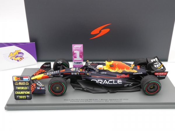 Mrs Modellautos - Spark 18S774 # Red Bull RB18 F1 Nr.1 Sieger
