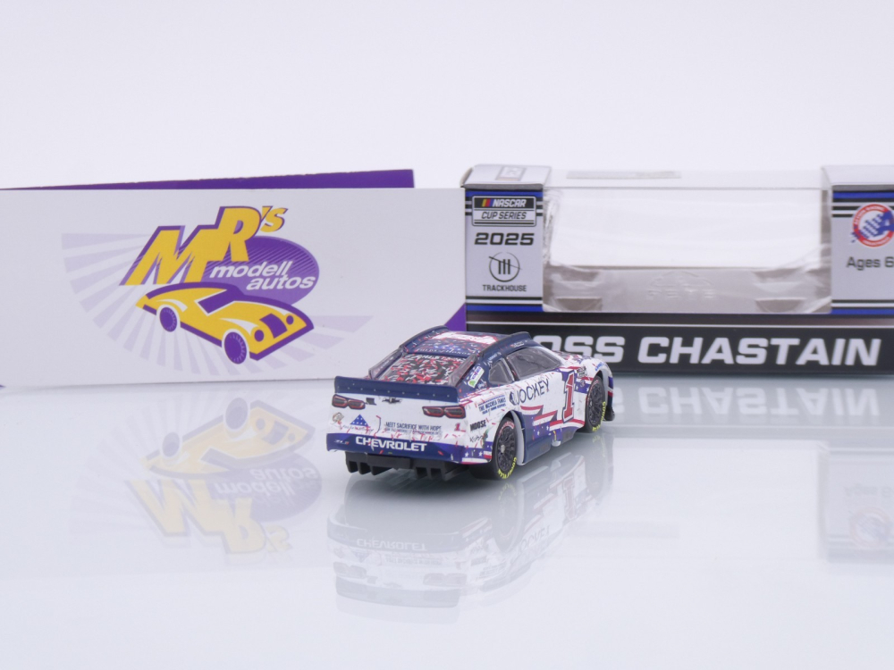 Lionel Racing WX12565JOKRZM # Chevrolet Camaro NASCAR 2025 " Ross Chastain - Jockey x Folds of Honor Salutes Charlotte Win " 1:64