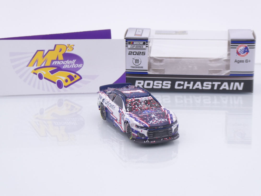 Lionel Racing WX12565JOKRZM # Chevrolet Camaro NASCAR 2025 " Ross Chastain - Jockey x Folds of Honor Salutes Charlotte Win " 1:64