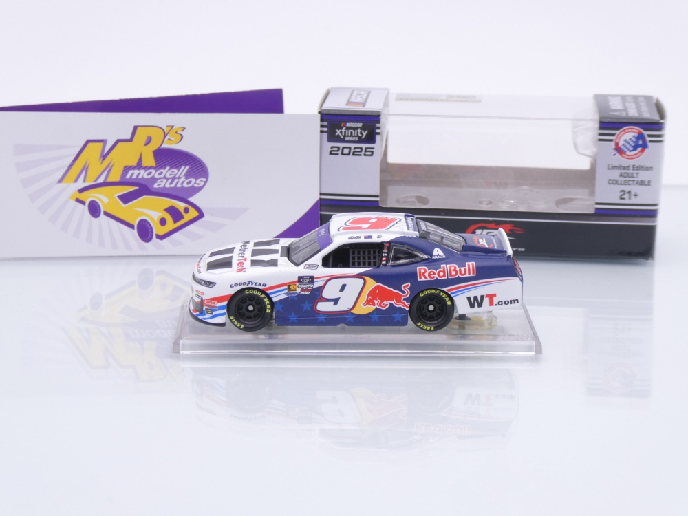 Lionel Racing NX92565RBLSV # Chevrolet Camaro NASCAR Xfinity 2025 " Shane van Gisbergen - WeatherTech / Red Bull " 1:64
