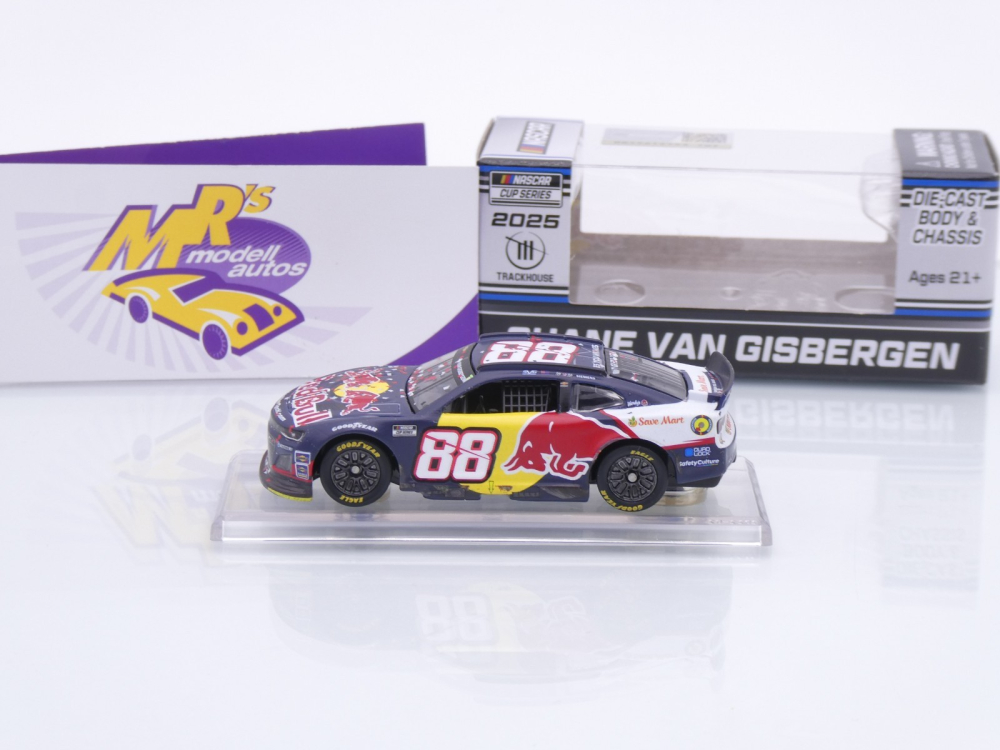 Lionel Racing W882561RBLSVR # Chevrolet Camaro NASCAR 2025 " Shane van Gisbergen - Red Bull Sonoma Win " 1:64