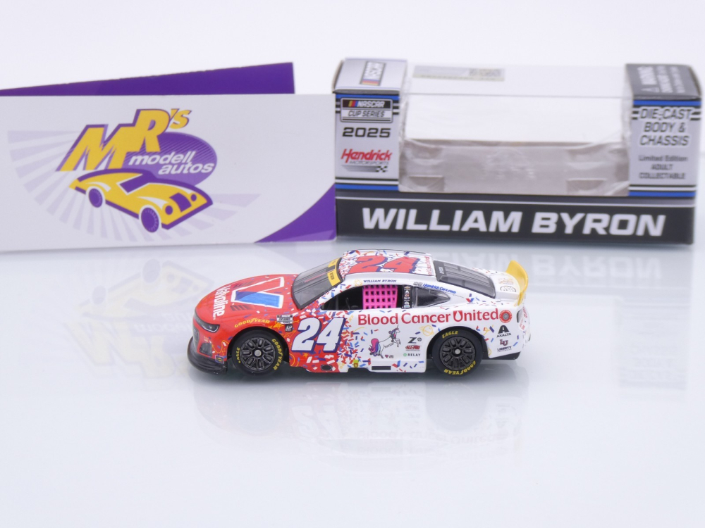 Lionel Racing C242561VSPWB # Chevrolet Camaro NASCAR 2025 " William Byron - Valvoline Cancer " 1:64