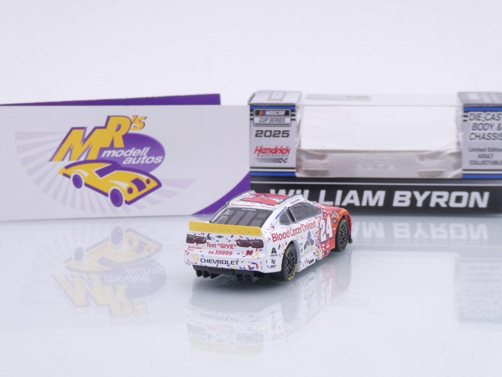 Lionel Racing C242561VSPWB # Chevrolet Camaro NASCAR 2025 " William Byron - Valvoline Cancer " 1:64