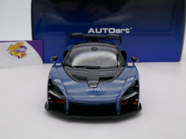 AUTOart 76077 # McLaren SENNA Sportwagen Baujahr 2018 " victory-grey " 1:18