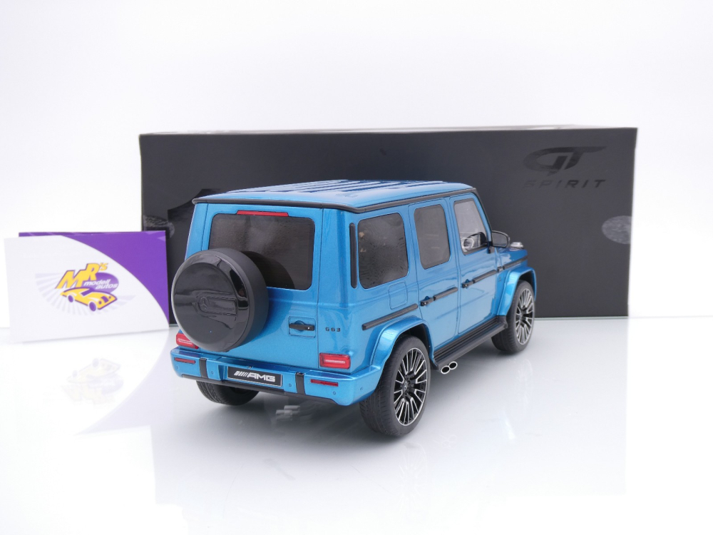 GT Spirit GT925 # Mercedes-AMG G63 G-Klasse Baujahr 2024 " hellblaumetallic " 1:18