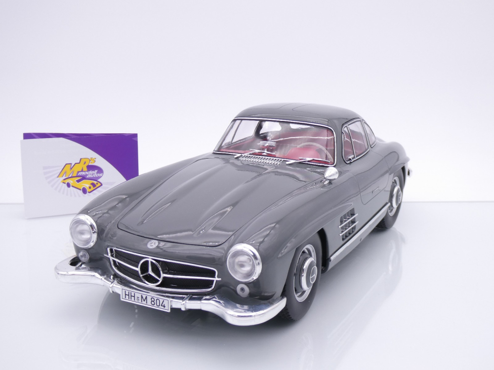 Norev 123852 # Mercedes-Benz 300 SL Flügeltürer Baujahr 1954 " Grafitgrau " 1:12