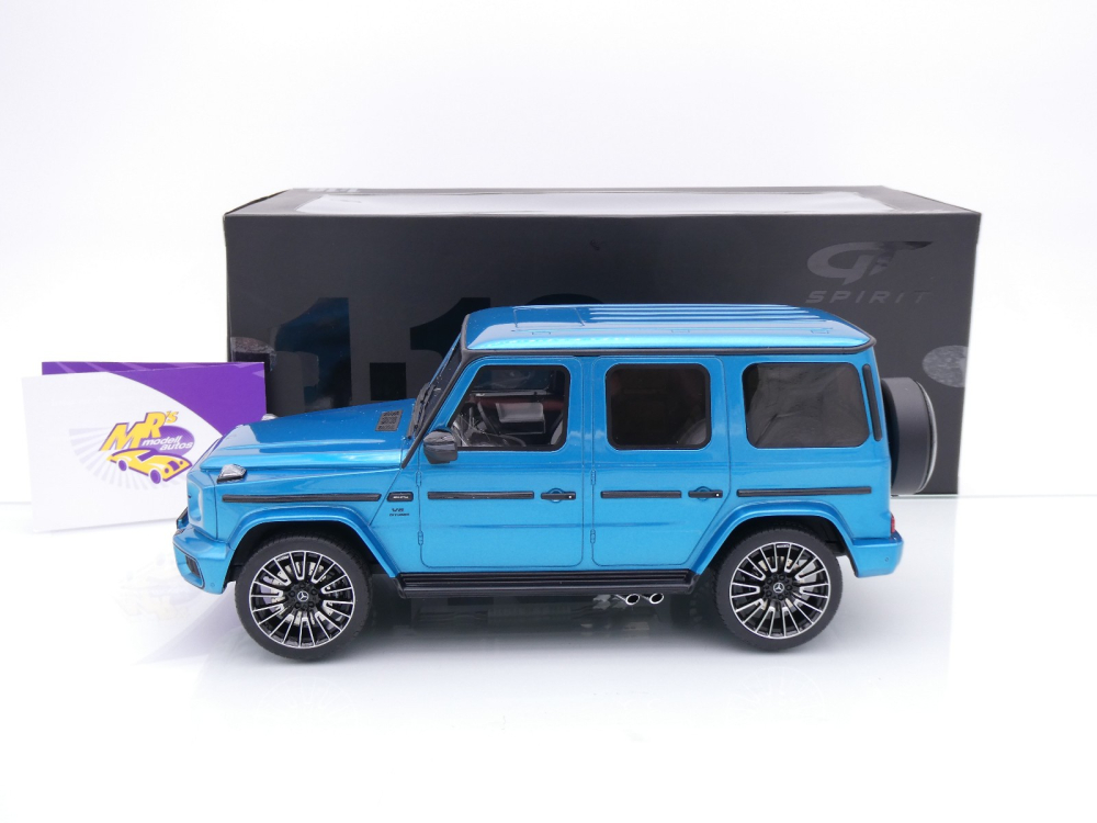 GT Spirit GT925 # Mercedes-AMG G63 G-Klasse Baujahr 2024 " hellblaumetallic " 1:18