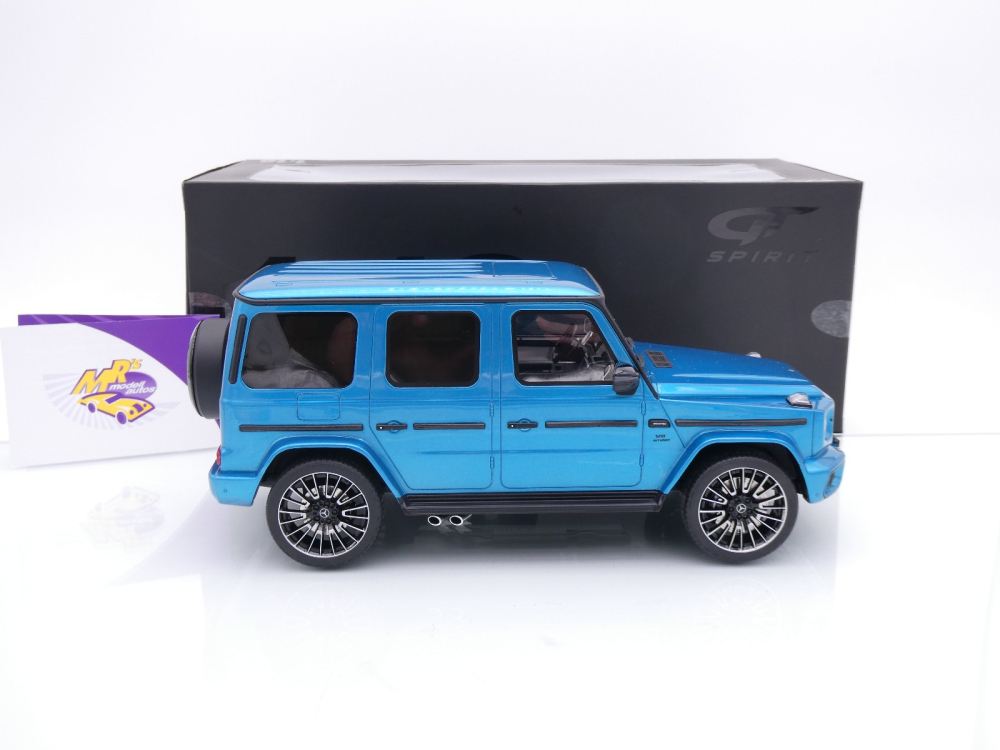 GT Spirit GT925 # Mercedes-AMG G63 G-Klasse Baujahr 2024 " hellblaumetallic " 1:18