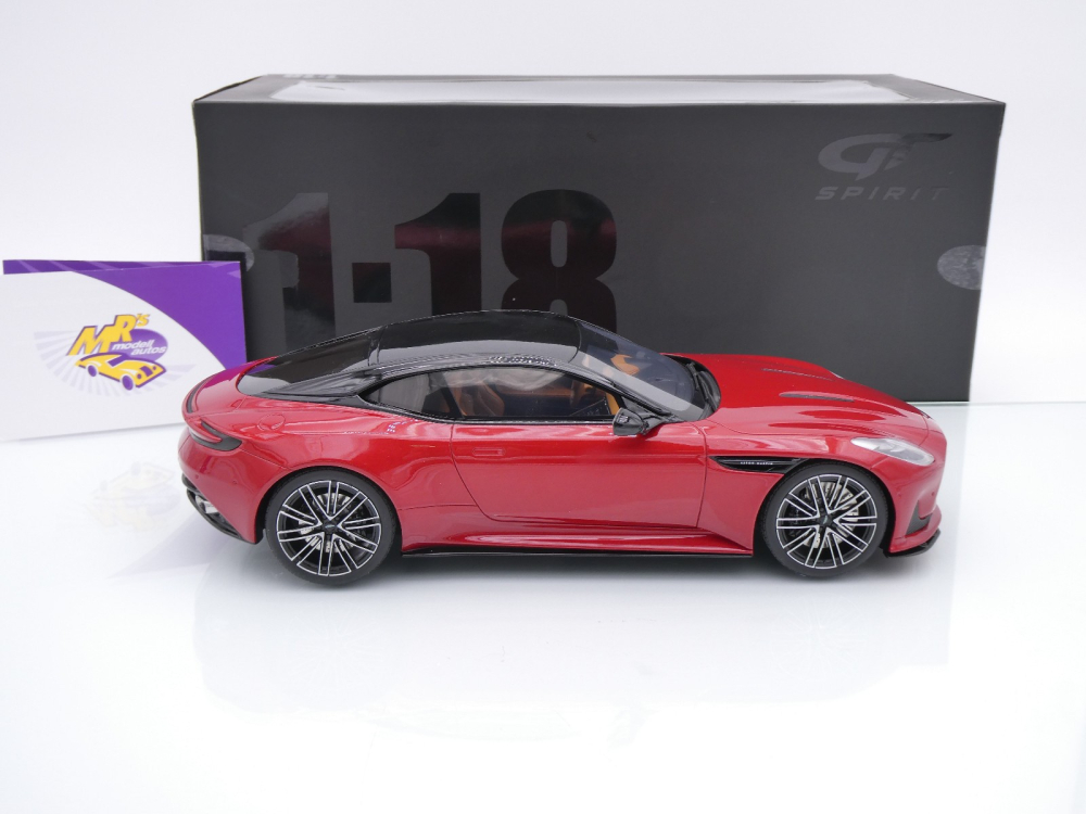 GT Spirit GT936 # Aston Martin DB12 Coupe Baujahr 2023 " rotmetallic " 1:18