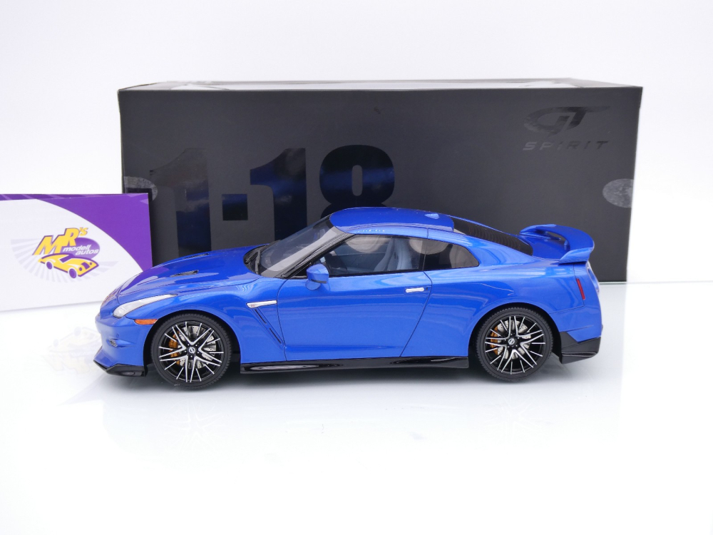 GT Spirit GT521 # Nissan Skyline GT-R (R35) T-Spec Baujahr 2024 " blaumetallic " 1:18