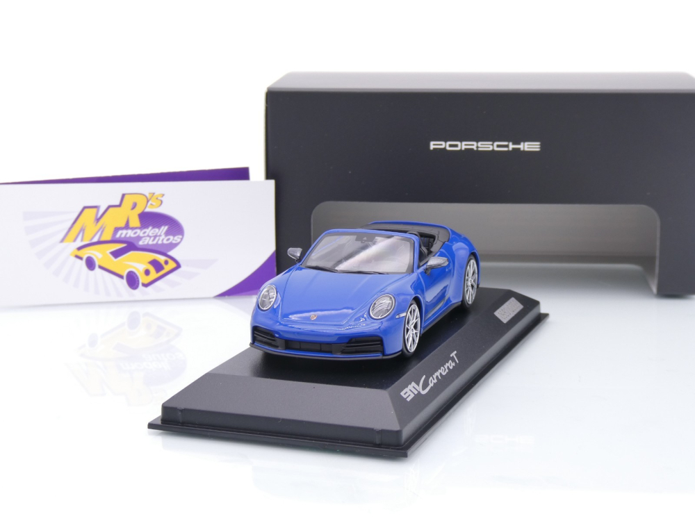 Minichamps WAP0200260SCPE # Porsche 911 Carrera T Bajahr 2024 " Luganoblau " 1:43