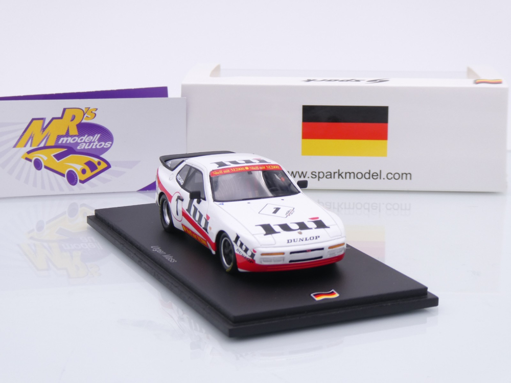 Spark SG627 # Porsche 944 Turbo Cup Germany VIP Car 1986 " Jochen Mass / LUI " 1:43