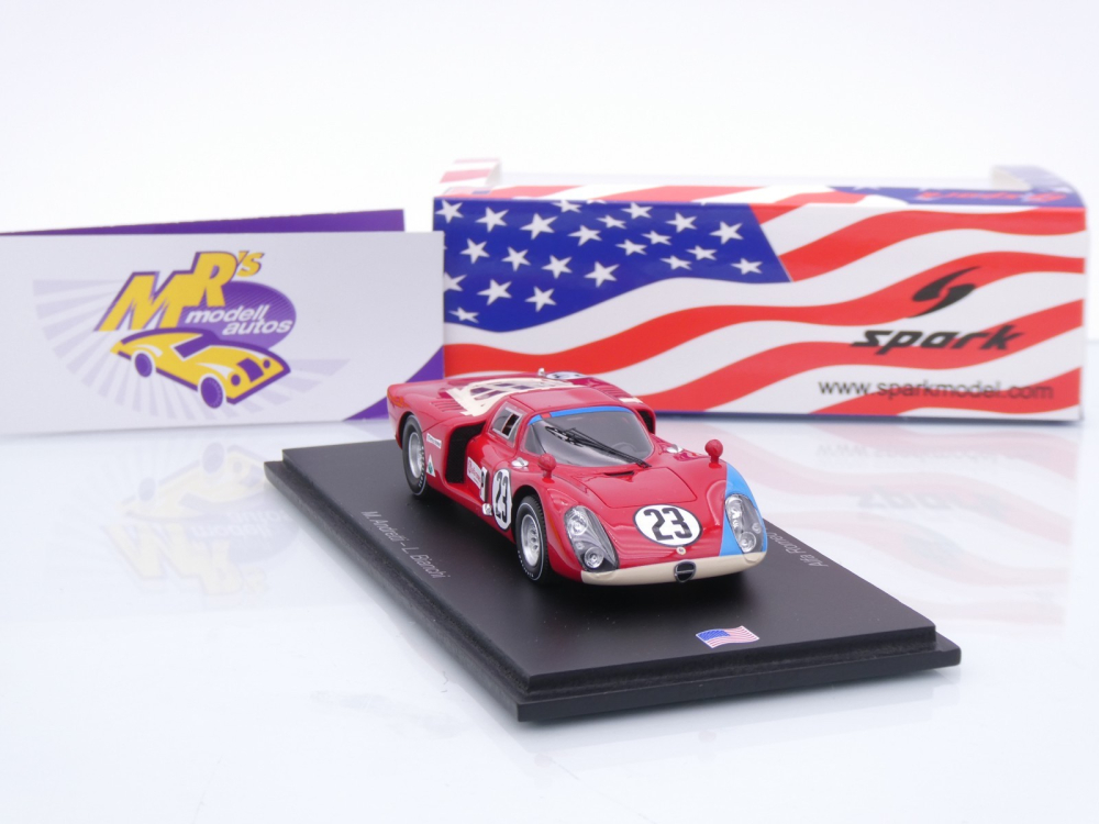Spark US378 # Alfa Romeo T33-2 #23 24h Daytona 1968 " Andretti - Bianchi " 1:43